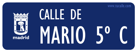 cartel_de_calle-de-Mario 5º C_en_madrid